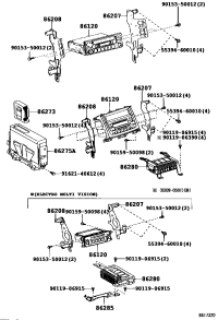 8612060670-RECEIVER ASSY, RADIO