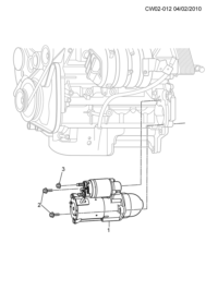 12586764-STARTER 12V/2.2KW/10T-C(W204)