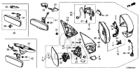34350TZ5A01-LAMP ASSY-SIDE REPEATER LH