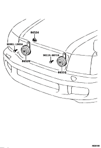 8651060250-HORN ASSY, HIGH PITCHED
