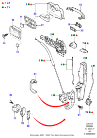 1S7128774AC-RETAINER