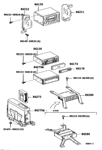 8612016660-RECEIVER ASSY, RADIO