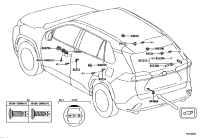 849660R060-Switch, automatic back door control, no.1