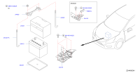 F48603DMMH-Bracket assy-battery mtg