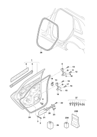 L8WD833051-Door assy-rr, lh