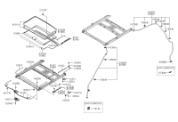 816102B000-PANEL ASSY-SUNROOF GLASS