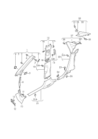 L8VD867233AYX7-Garnish a-pillar