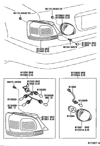 8155130870-LENS, REAR COMBINATION LAMP, RH