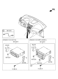961100U0004X-AUDIO ASSY