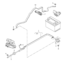 4H4971225B-WIRING HARNESS-BATTERY POSITIV