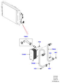 LR000949-HOSE OIL COOLER