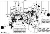 821420E540-Wire, instrument panel, no.2