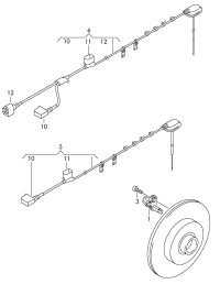 7N0927904H-Harness, speed sensor