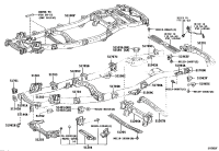 5129060010-CROSSMEMBER, FRAME, REAR