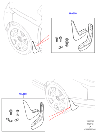 VPLGP0109-MUDFLAPS - FRONT - SET