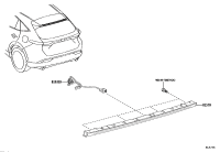 815700E090-LAMP ASSY, CENTER STOP