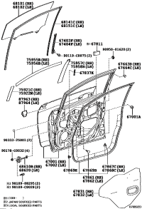 686100F020-CHECK ASSY, FRONT DOOR, RH/LH