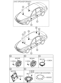 963303K700-SPEAKER & PROTECTOR ASSY- DR