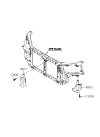 966203L000-HORN ASSY-HIGH PITCH