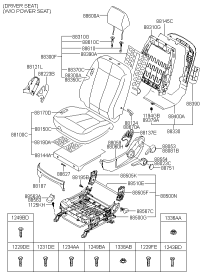 885472B100WK-KNOB-FRONT SEAT RECLINER,LH