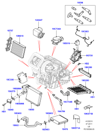 LR003176-SENSOR AIR COND AMBIENT AIR