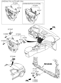 972542W500-COVER-AUTOMATIC DEFOGGER SNSR