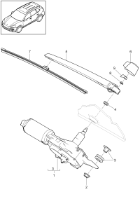 95862808000-Motor, wiper