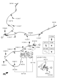 59710D1900-PEDAL ASSY-PARKING BRAKE