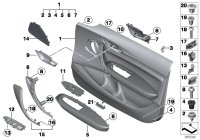 51417240413-Bumper grip satinsilber lh
