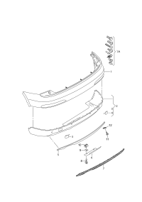 L8U0807067BGRU-Bumper cover l