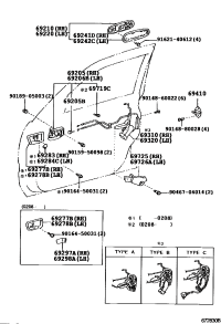 6920560110A0-HANDLE SUB-ASSY, FRONT DOOR INSIDE, RH