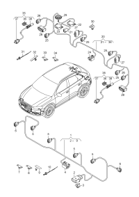 L8U0971104E-Harness, bumper