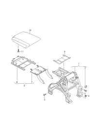 L8WD864283A-Bracket-armrest