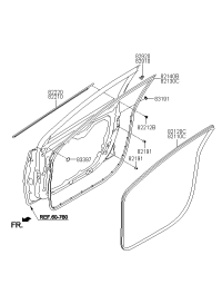 821104V000-W/STRIP-DR BODY SIDE LH