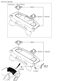 856100S252RU-TRIM ASSY-PACKAGE TRAY