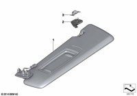 51448059049-Sunvisor & mirror lh
