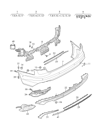 L8WD807067HGRU-Bumper cover l
