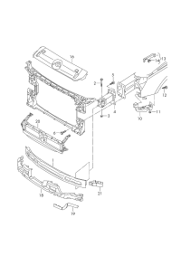 L8WD807283-PORSCHE CAYENNE GUIDE LTRL RH
