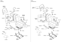 883912C100LK-BACK COVER ASSY-FR SEAT LH
