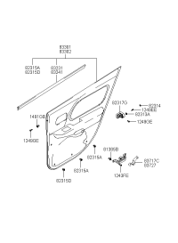 833013D031GF-PANEL COMPL-REAR DOOR TRIM,LH