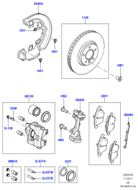 LR000470-BRAKE DISC LR/RR SPORT/L320