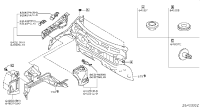 F41812FLMA-REINFORCEMENT-HOODLEDGE,LH