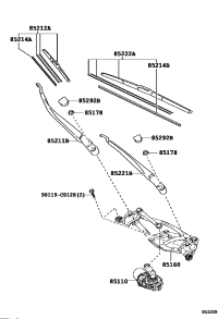 8511002460-MOTOR ASSY, WINDSHIELD WIPER
