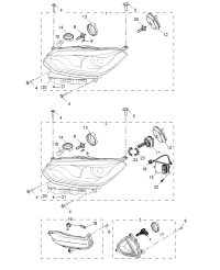 10105408-Head lamp assy