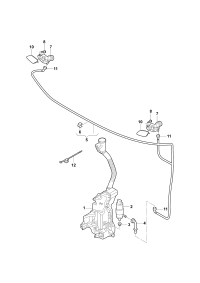 89D955970-HOSE-OIL RETURN PIPE