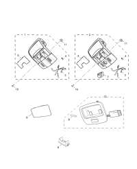 10226800ASA-Lamp assy, map, front