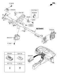 954300U500RDR-SWITCH ASSY