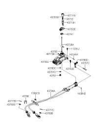 437113K100-KNOB-GEARSHIFT LEVER