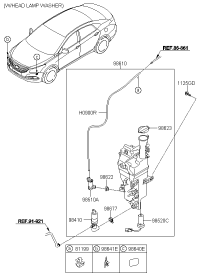 98681B3000-COVER-TELESCOPE,LH