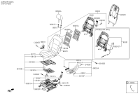 88197C1000-KNOB-FRONT SEAT SLIDE POWER,LH